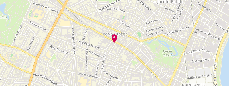 Plan de L'Epicurien, 190 Rue Fondaudège, 33000 Bordeaux