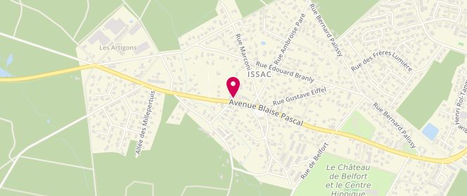 Plan de La Praline, 87 avenue Blaise Pascal, 33160 Saint-Médard-en-Jalles