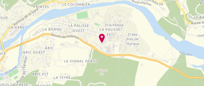 Plan de Le Phenix, 62 Allée des Vergers, 07160 Le Cheylard
