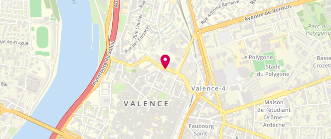 Plan de MAYEN Martine, 8 Boulevard Vauban, 26000 Valence