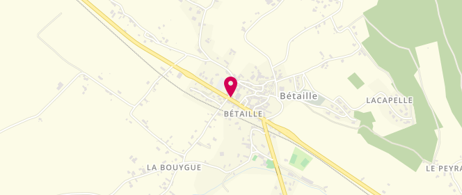 Plan de Relais du Palsou, 178 Route de Vayrac, 46110 Bétaille