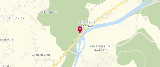 Plan de LASFARGEAS Alexandre, Le Port, 46130 Gagnac-sur-Cère