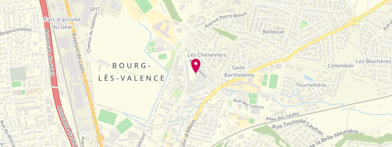 Plan de La Liberté, 9 Rue Mozart, 26500 Bourg-lès-Valence