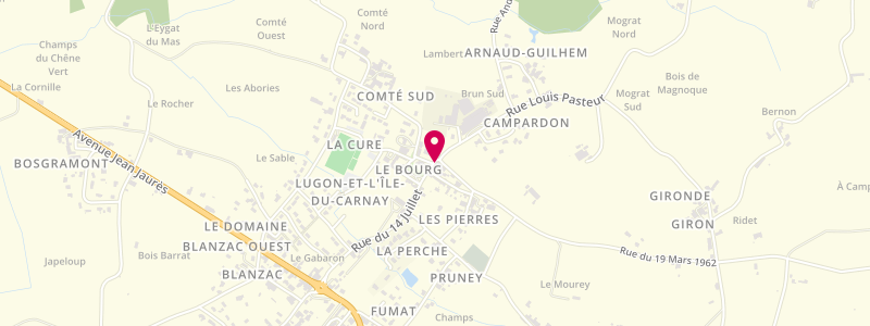 Plan de Tabac Civette, 2 Rue du 14 Juillet, 33240 Lugon-et-l'Île-du-Carnay