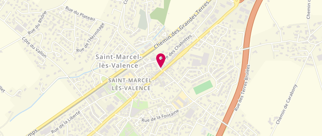Plan de Le Bergerac, 52 avenue de Provence, 26320 Saint-Marcel-lès-Valence
