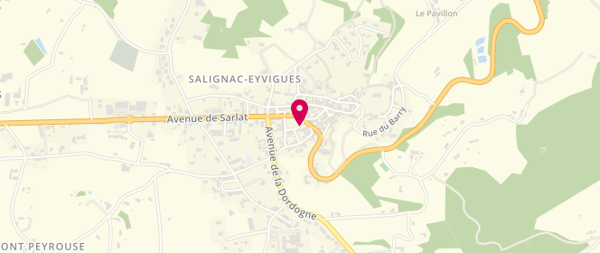 Plan de SNC Rosset, 11 Place du Champs de Mars, 24590 Salignac-Eyvigues