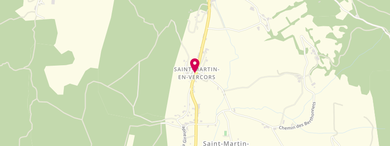 Plan de L'Ancolie, Place du Tilleul, 26420 Saint-Martin-en-Vercors