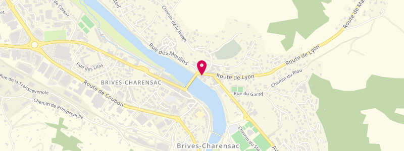 Plan de Bar tabac presse jeux Fougerouse, 4 Route de Lyon, 43700 Brives-Charensac