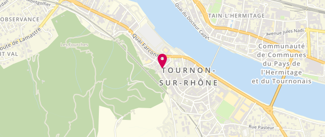 Plan de Le St Julien, 18 place Saint-Julien, 07300 Tournon-sur-Rhône