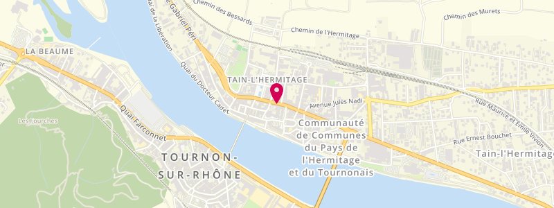 Plan de La Civette, 68 avenue Jean Jaurès, 26600 Tain-l'Hermitage
