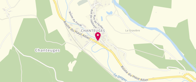 Plan de BESSEYRE Christiane, Le Bourg, 43300 Chanteuges