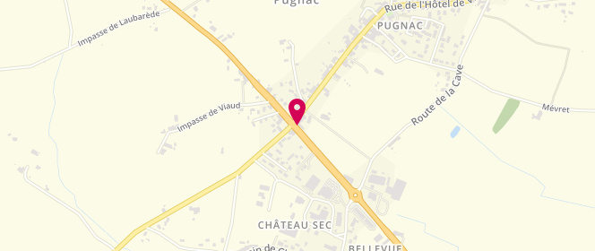 Plan de Le Relais Pugnacais, 11 Route de Saint André, 33710 Pugnac
