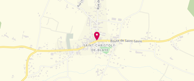 Plan de Maison de la Presse, 2 Route Saint Savin, 33920 Saint-Christoly-de-Blaye