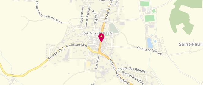 Plan de Cafe du Velay, 22 avenue de Ruessium, 43350 Saint-Paulien
