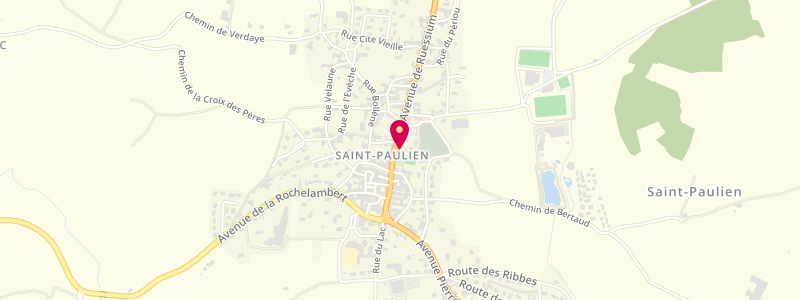 Plan de Les Genets, 42 avenue de Ruessium, 43350 Saint-Paulien