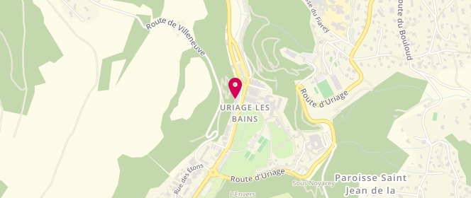 Plan de La Marmotte, 158 avenue des Thermes, 38410 Saint-Martin-d'Uriage