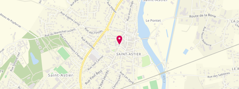 Plan de Le Saint Claude, 17 place de la République, 24110 Saint-Astier
