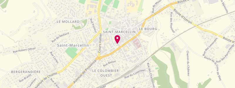 Plan de Le Jaures, 63 Grande Rue, 38160 Saint-Marcellin