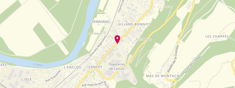 Plan de AMBROSIANO Sandrine, 38190 Lancey
1 avenue Aristide Bergès, 38190 Villard-Bonnot