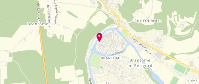 Plan de Le Puy Joli, 1 Rue du Puyjoli, 24310 Brantôme-en-Périgord