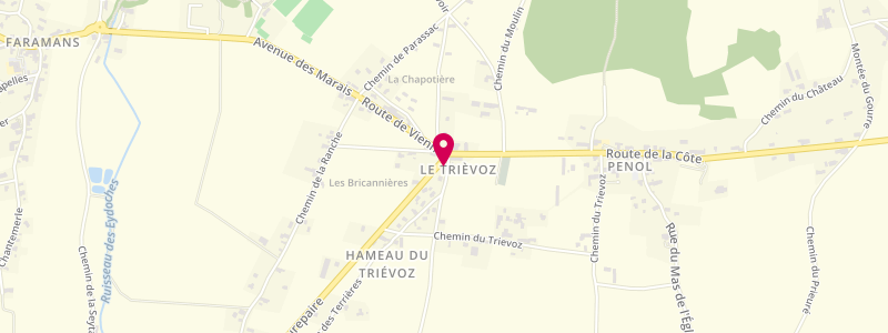 Plan de Le Petit Zinc, 31 Route de Beaurepaire, 38260 Penol