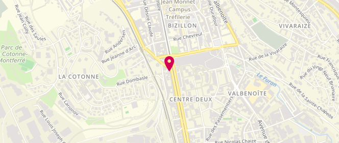 Plan de Le Charcot, 14 Rue des Docteurs Charcot, 42100 Saint-Étienne