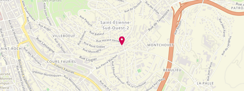 Plan de Chez Dany, 78 Rue Montagny, 42100 Saint-Étienne