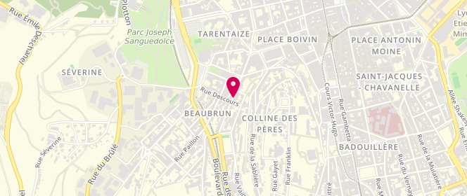 Plan de KANTAR Erdal, 31 Rue Beaubrun, 42000 Saint-Étienne
