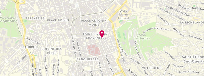 Plan de Tabac Bus Stop, 33 Place Chavanelle, 42000 Saint-Étienne