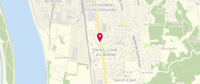 Plan de GALLUCHOT Béatrice, 3 Route de Péage, 38370 Saint-Clair-du-Rhône