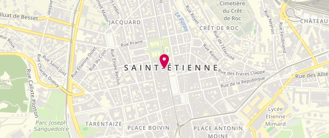 Plan de Le Fontenoy, 9 Rue Président Wilson, 42000 Saint-Étienne
