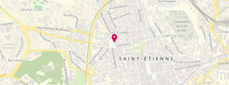 Plan de Le Select, 8 Place Jacquard, 42000 Saint-Étienne