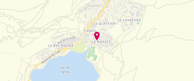 Plan de Maison de la Presse, 193 promenade du Tovière, 73320 Tignes