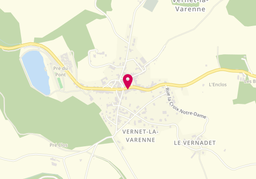 Plan de Tabac Presse, 6 Route de Saint-Germain, 63580 Le Vernet-Chaméane