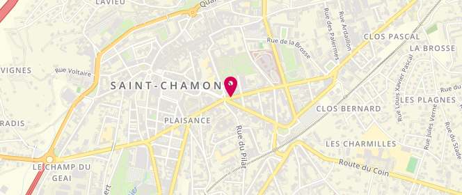 Plan de Lamartine, 3 Rue Victor Hugo, 42400 Saint-Chamond