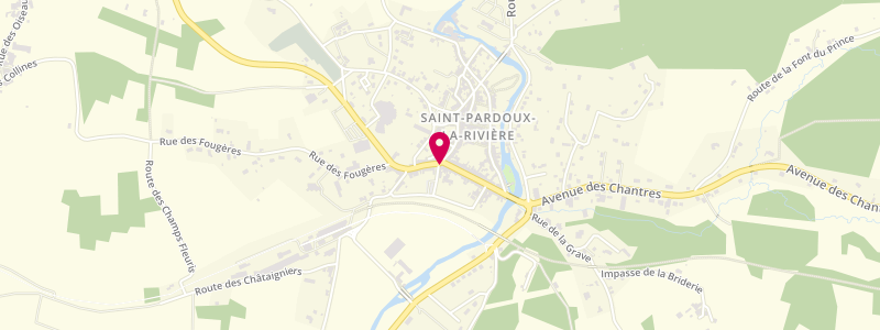 Plan de Le Saint Pardoux, 35 Grand-Rue de la Barre, 24470 Saint-Pardoux-la-Rivière