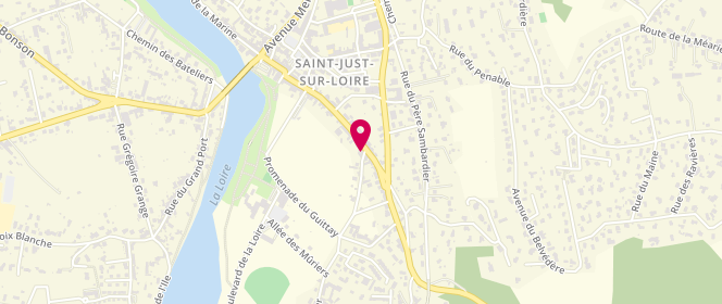 Plan de Les 4 As, 62 Rue Joannès Beaulieu, 42170 Saint-Just-Saint-Rambert