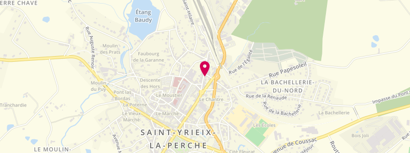 Plan de Au Filtre à Café, 25 Avenue Gambetta, 87500 Saint-Yrieix-la-Perche