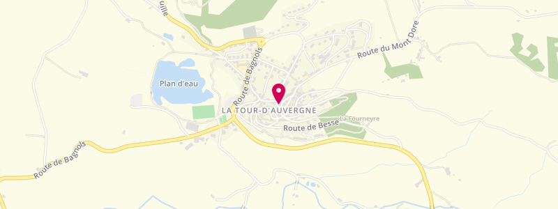 Plan de La Tour Vacances, place du Centre, 63680 La Tour-d'Auvergne