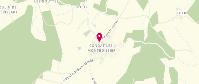 Plan de Chez Marthe, Le Bourg, 63490 Condat-lès-Montboissier