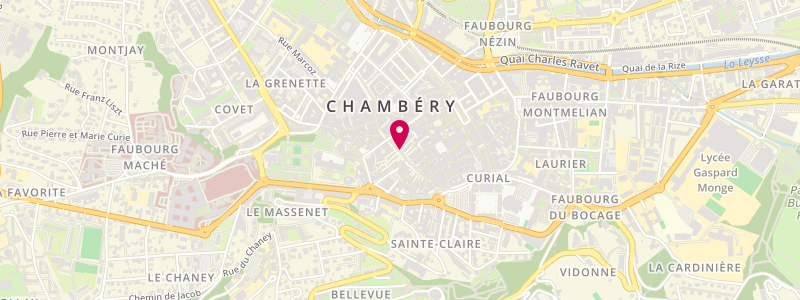 Plan de Le Narval, 130 place Saint-Léger, 73000 Chambéry