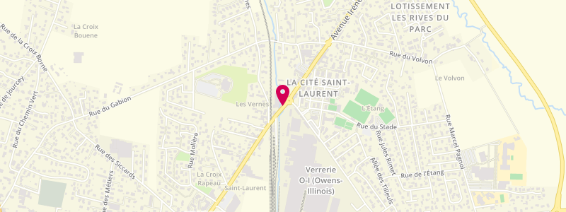 Plan de L Yvalroch, 25 Avenue Irénée Laurent, 42340 Veauche