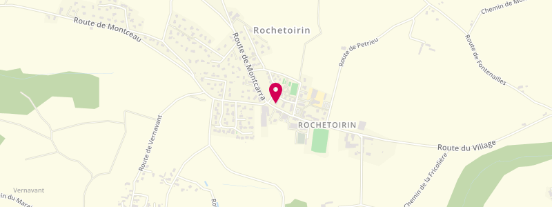 Plan de Comptoir de Rochetoirin, 7 Route du Village, 38110 Rochetoirin