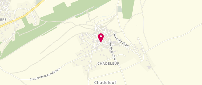 Plan de Le Relais de Chadeleuf, 2 Rue du Mont Mouchet, 63320 Chadeleuf