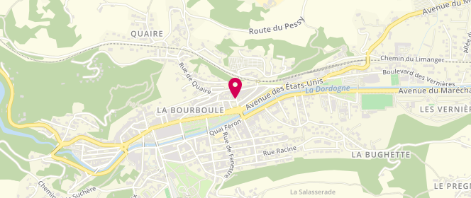 Plan de Le Calumet, 81 Place Souvenir, 63150 La Bourboule