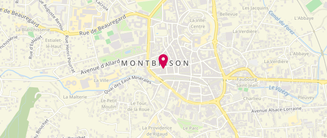 Plan de BENOIT Gilles, 14 place Grenette, 42600 Montbrison