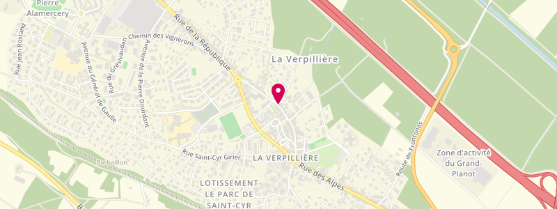 Plan de Le Montecristo, 250 Rue de la République, 38290 La Verpillière