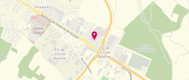 Plan de Le Perou, Avenue du Général de Gaulle
Centre Commercial Carrefour, 16800 Soyaux