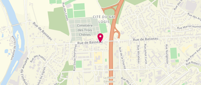 Plan de Le Delta, 335 Rue de Basseau, 16000 Angoulême