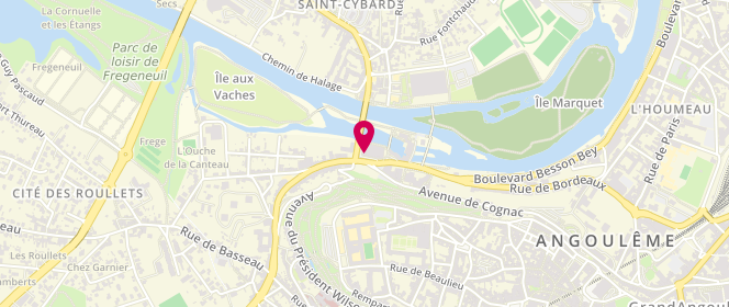 Plan de Le Nil, 142 Rue de Bordeaux, 16000 Angoulême